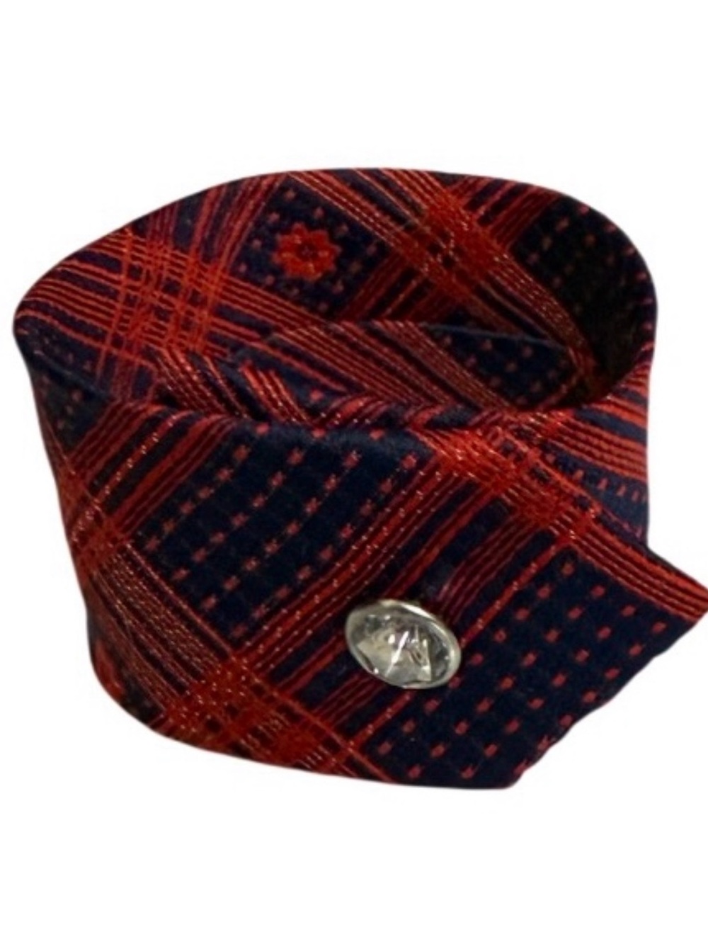 The Heritage Prep Cross- One-of-a-Kind Adjustable Tie Bracelet
